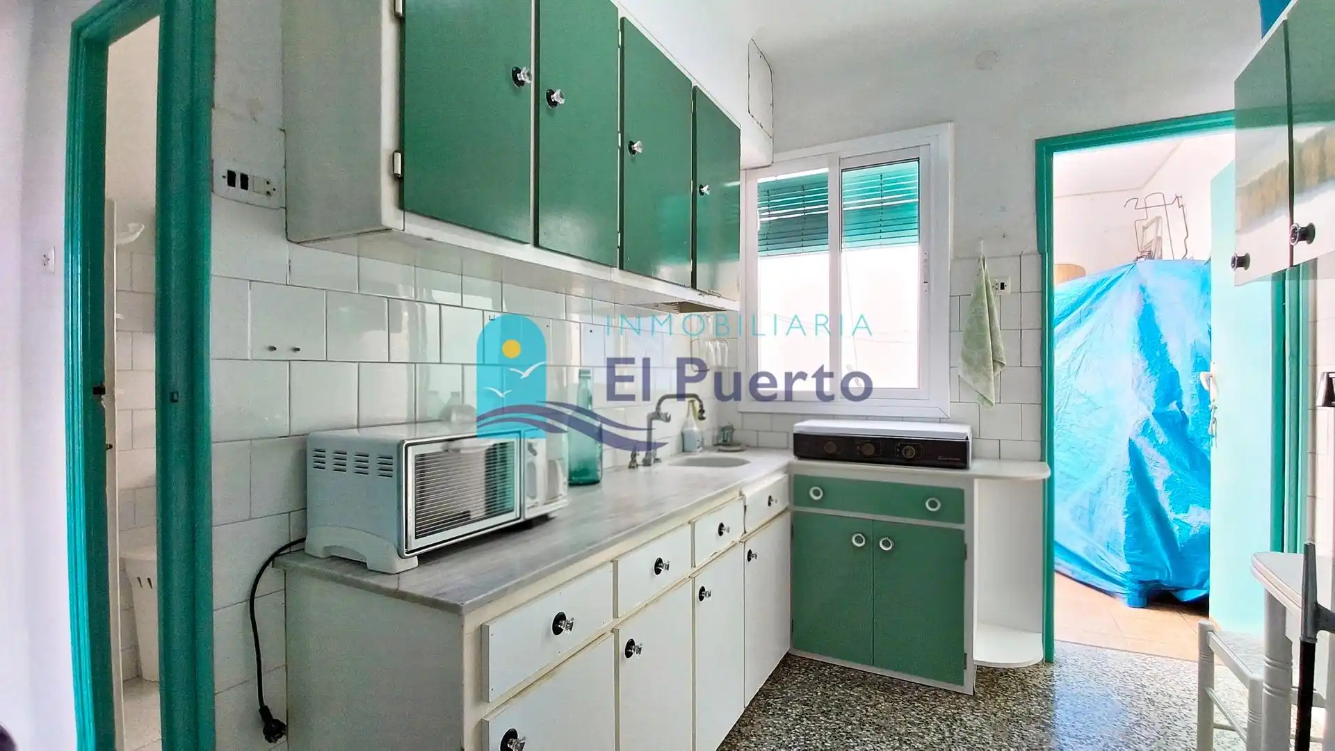 Kitchen of Flat for sale in Mazarrón  with Terrace and Furnished