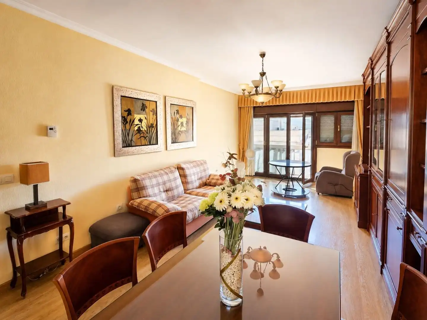 Sala de estar de Piso de alquiler en Plasencia con Aire acondicionado, Calefacción y Amueblado