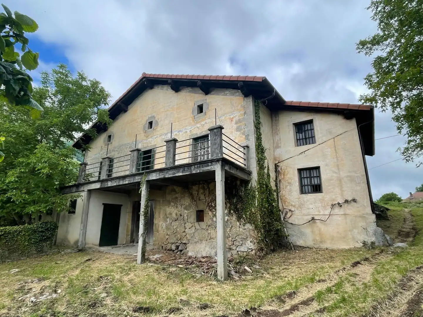 Vista exterior de Finca rústica en venta en Araitz con Jardín privado y Terraza