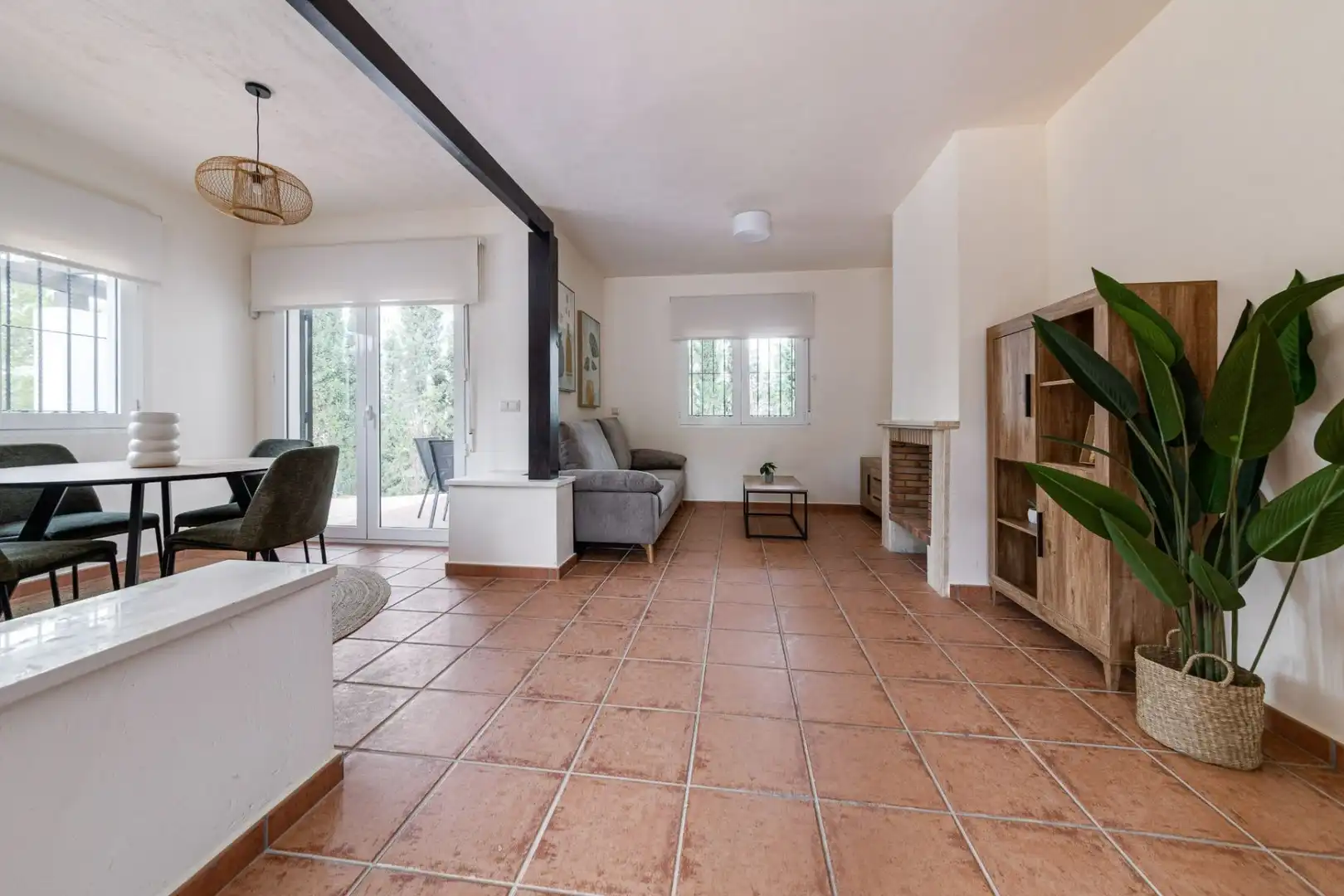Sala de estar de Casa o chalet en venta en Fuente Álamo de Murcia con Piscina