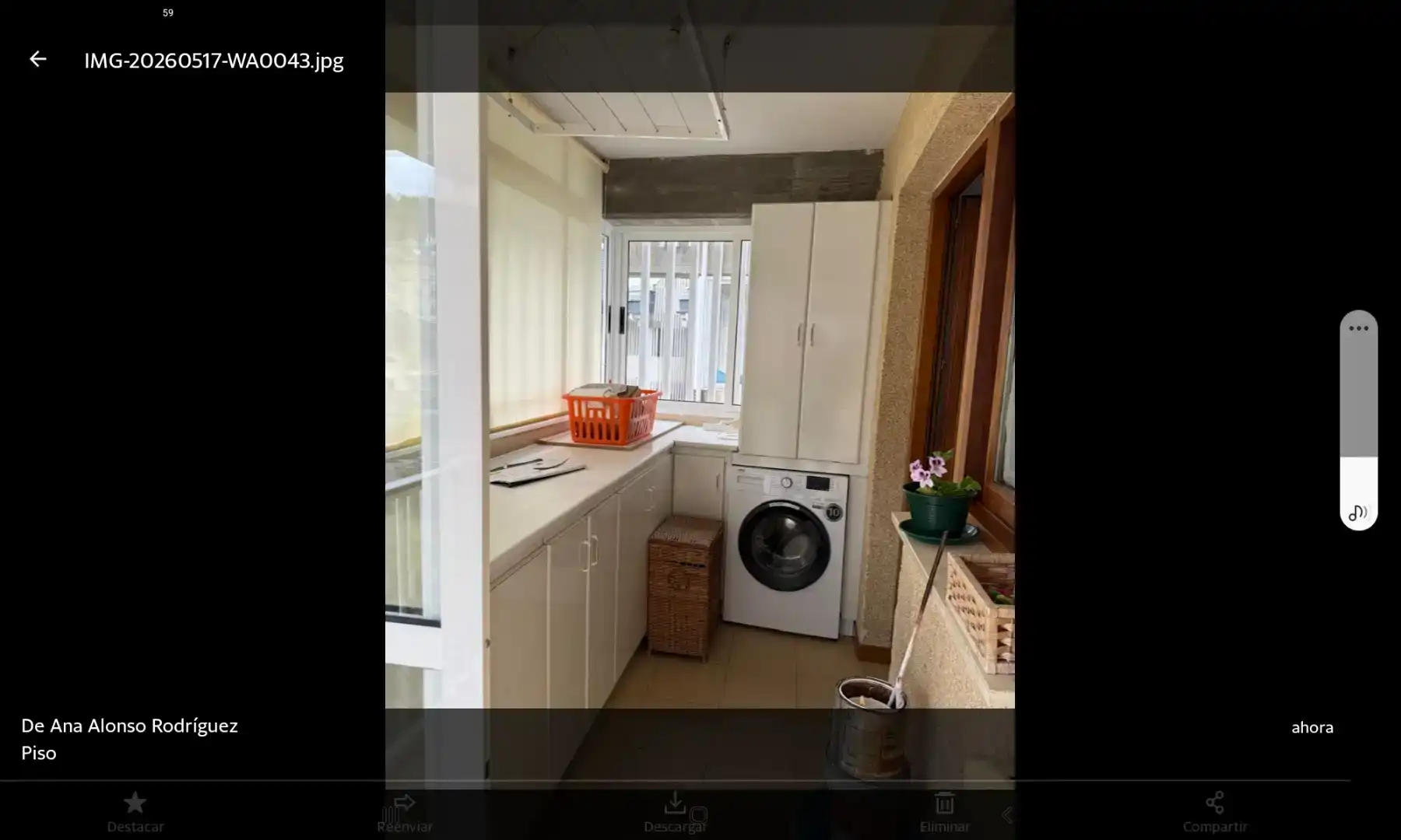 Kitchen of Flat for rent in Viveiro  with Parquet flooring and Furnished