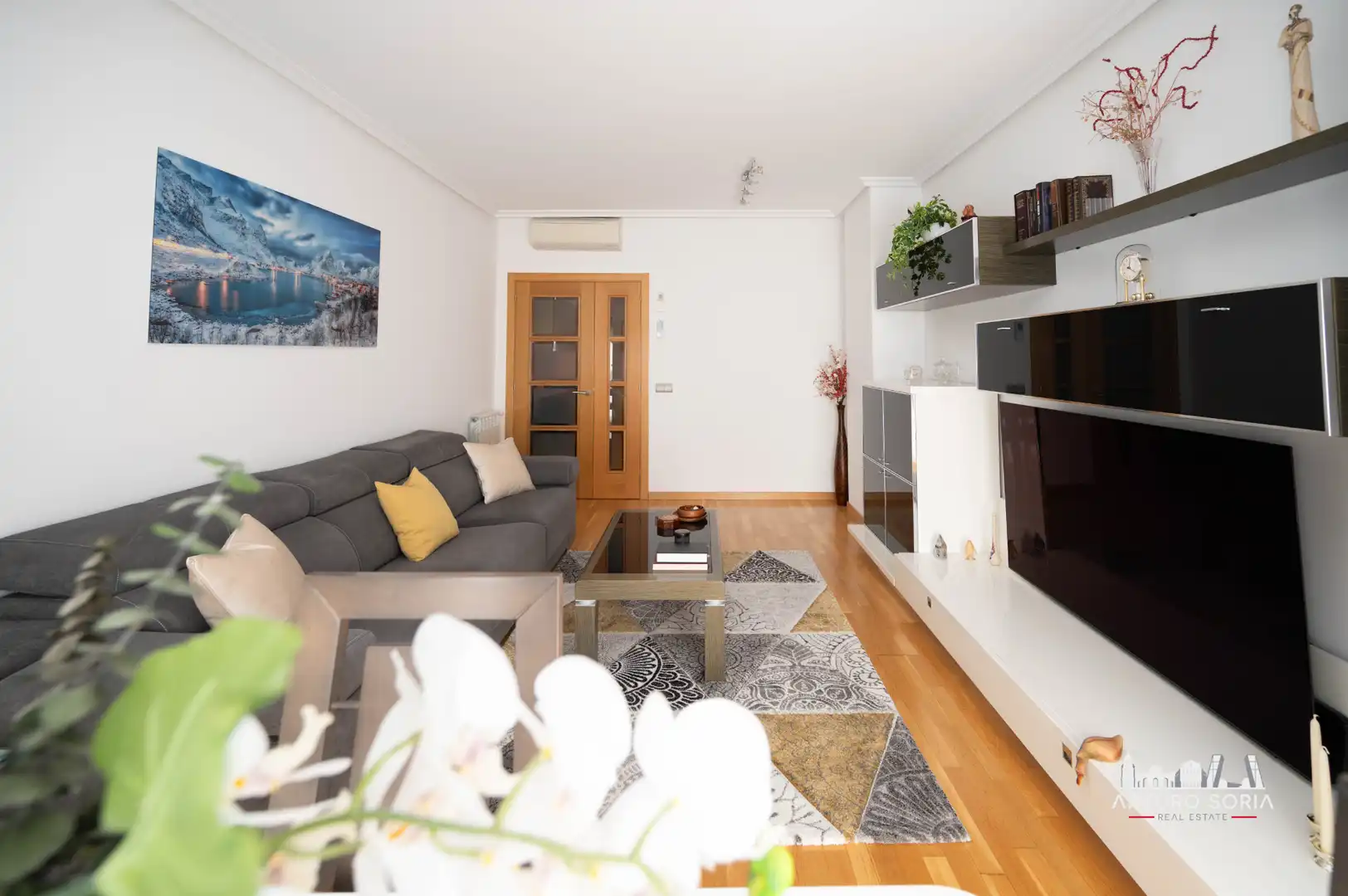 Sala de estar de Piso en venta en Rivas-Vaciamadrid con Aire acondicionado, Calefacción y Trastero