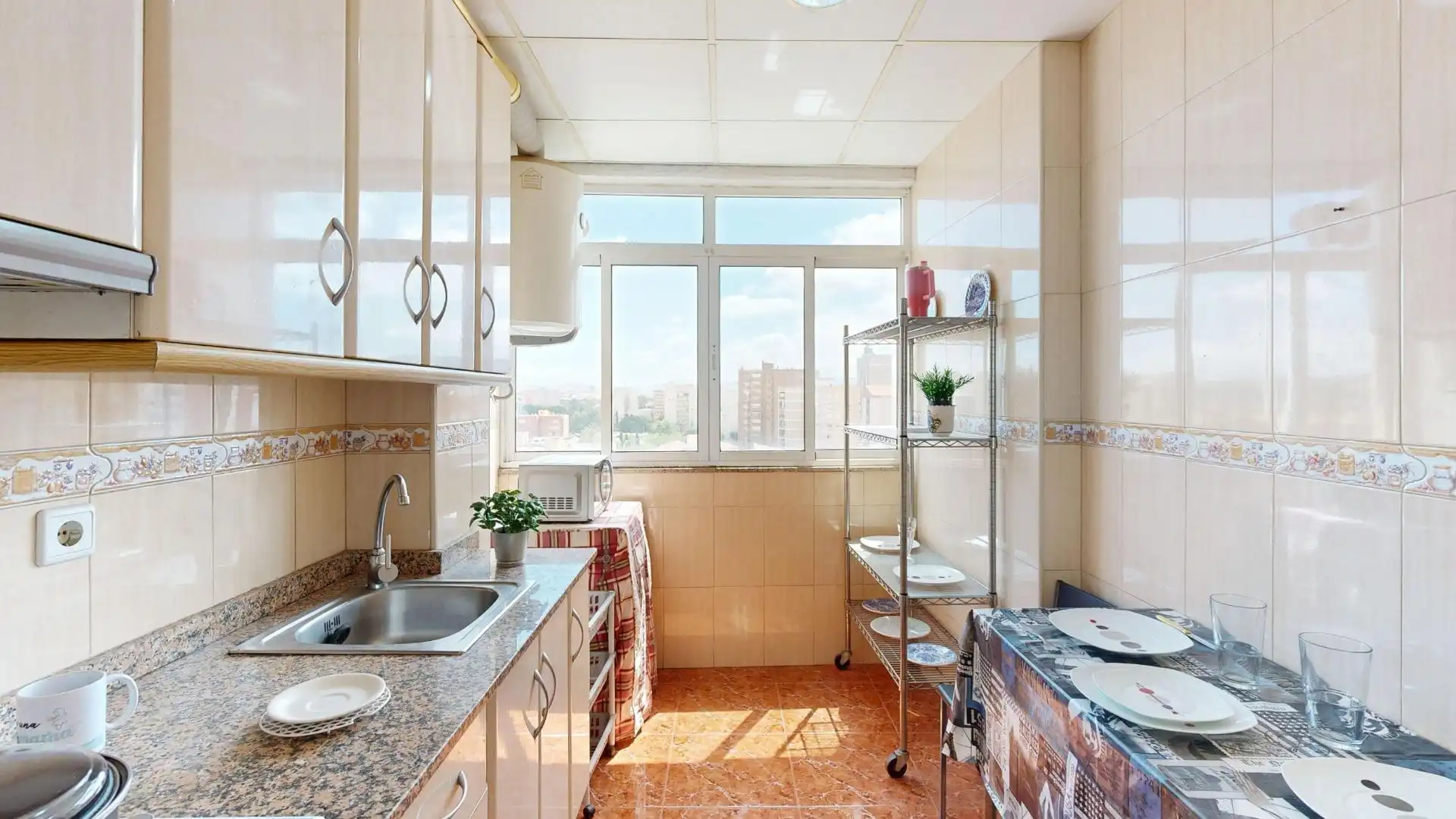 Kitchen of Flat for sale in Cartagena  with Balcony