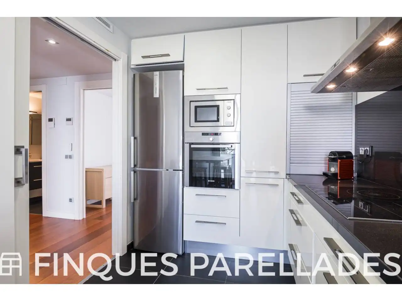 Kitchen of Flat for sale in Sitges  with Air Conditioner, Heating and Parquet flooring