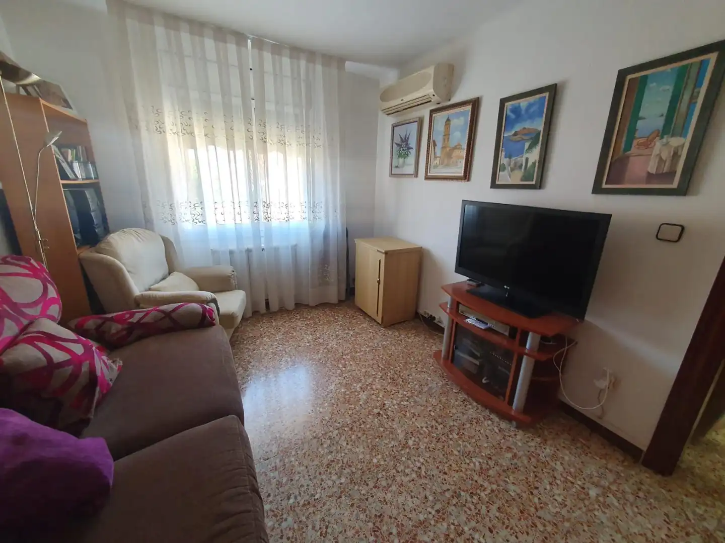 Sala de estar de Piso de alquiler en Mollet del Vallès con Aire acondicionado, Calefacción y Amueblado