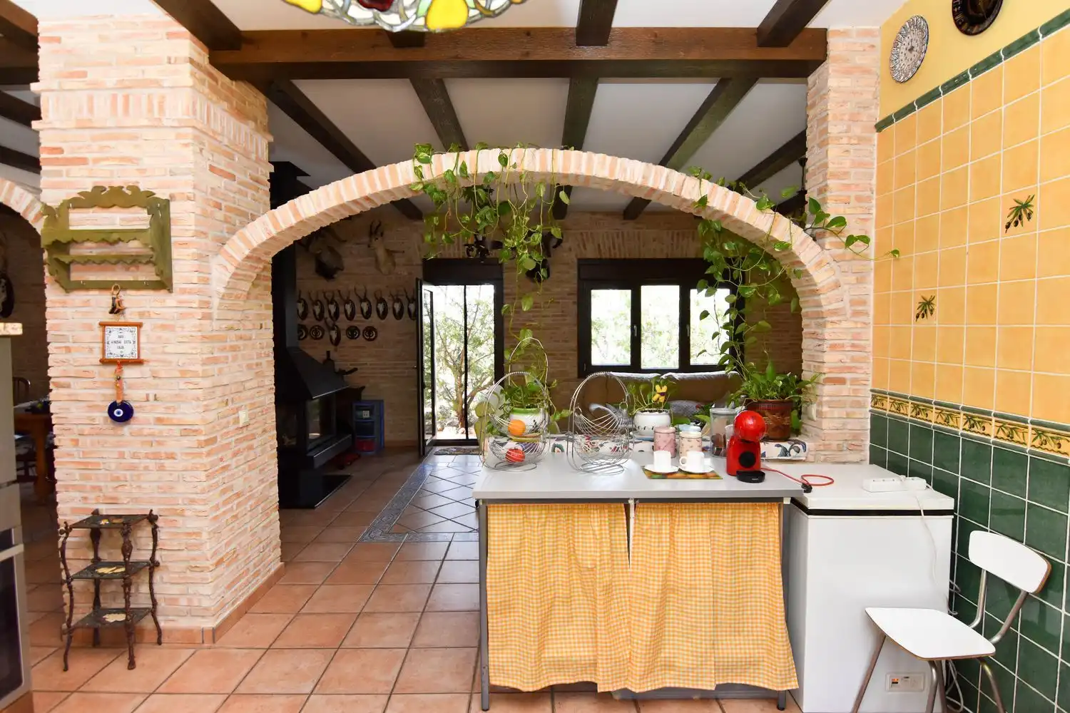 Cocina de Finca rústica en venta en Navalcarnero con Jardín privado, Terraza y Trastero