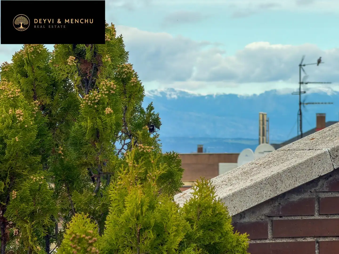 Vista exterior de Ático de alquiler en Pozuelo de Alarcón con Aire acondicionado, Jardín privado y Parquet