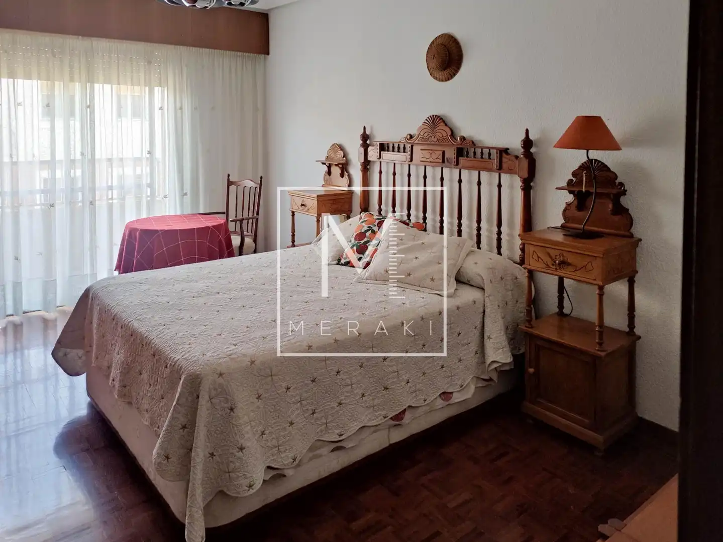Schlafzimmer von Wohnung zur Miete in Albacete mit Klimaanlage, Heizung und Terrasse
