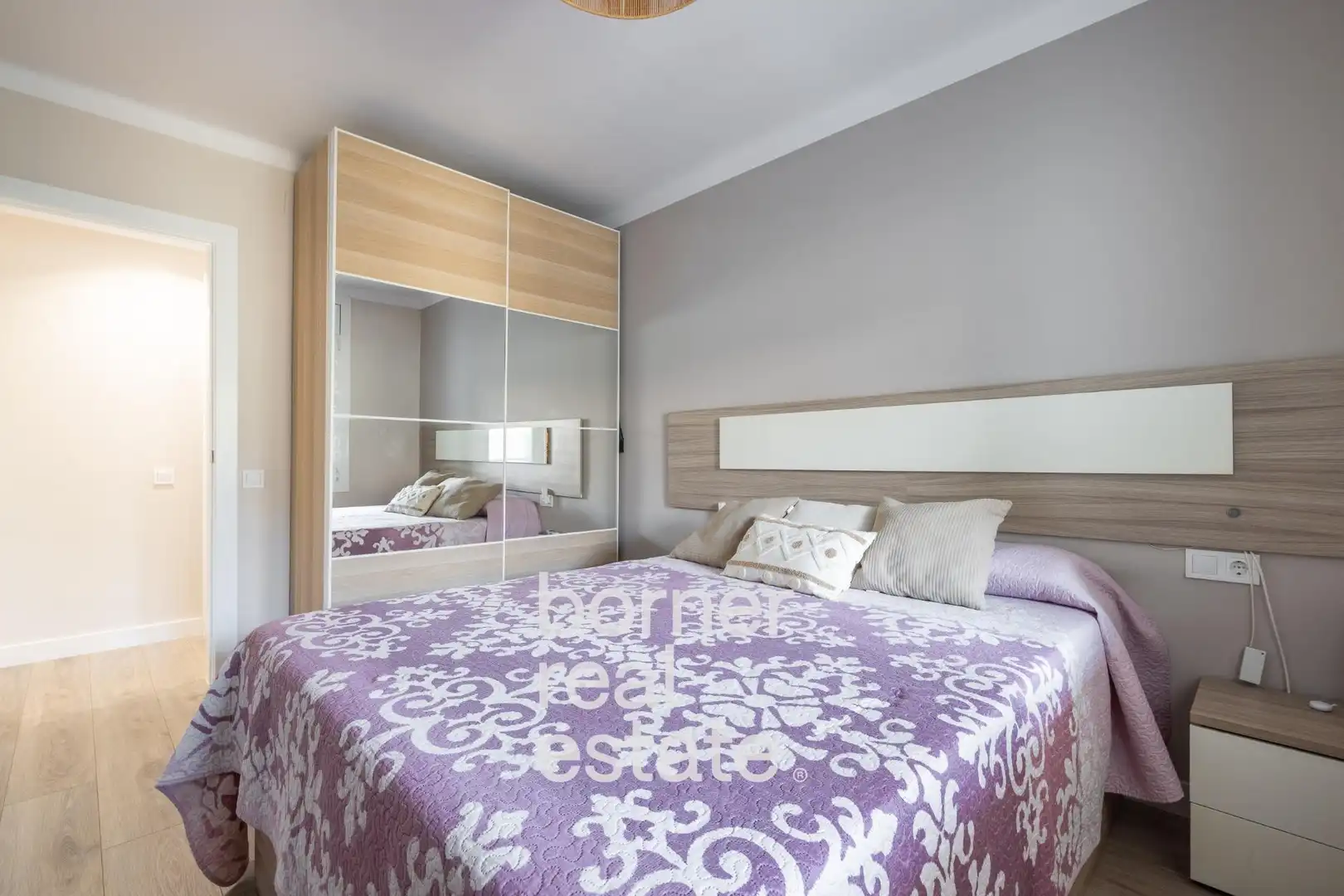 Schlafzimmer von Wohnung zum Verkauf in Rubí mit Heizung, Parkett und Balkon