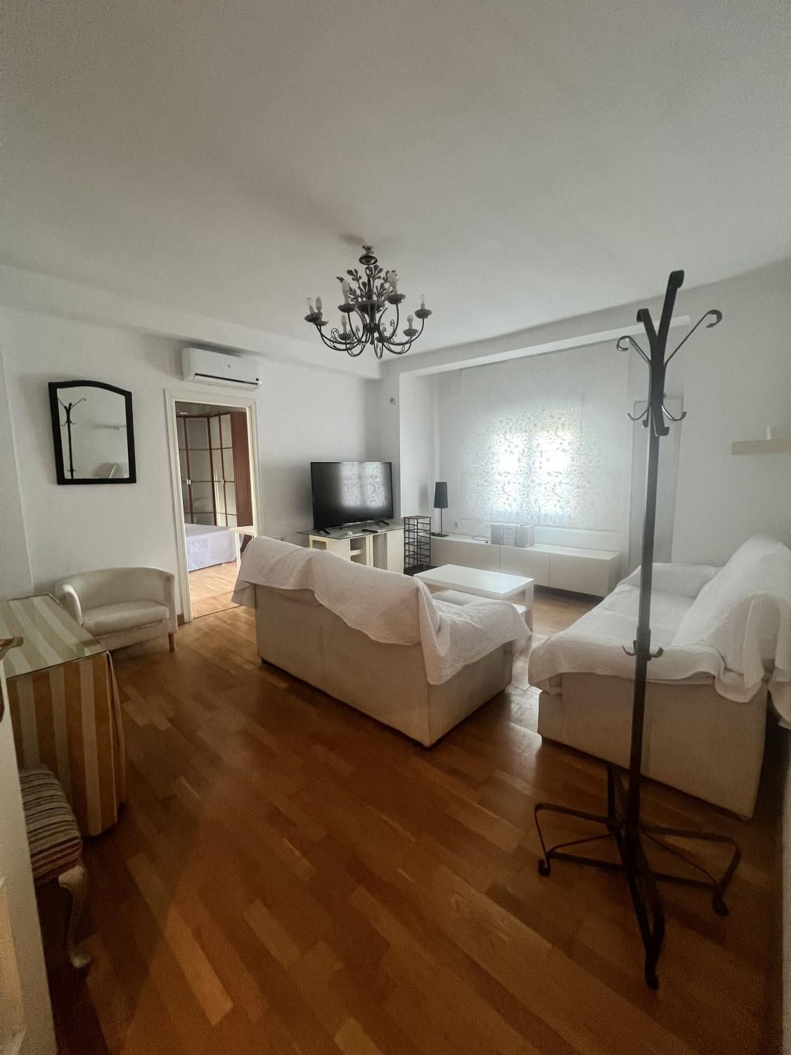 Living room of Flat to rent in  Sevilla Capital  with Air Conditioner, Terrace and Balcony