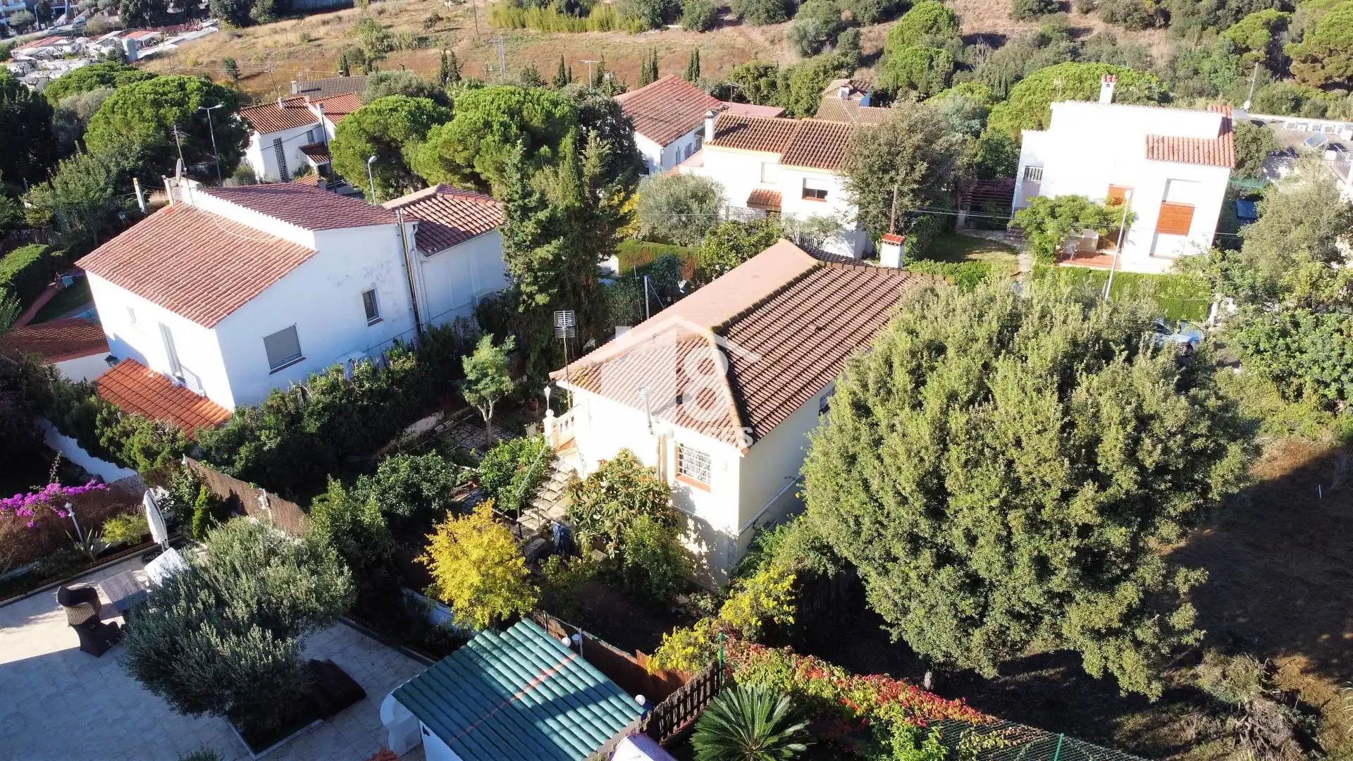 Vista exterior de Casa o xalet en venda en Arenys de Mar amb Calefacció, Terrassa i Piscina
