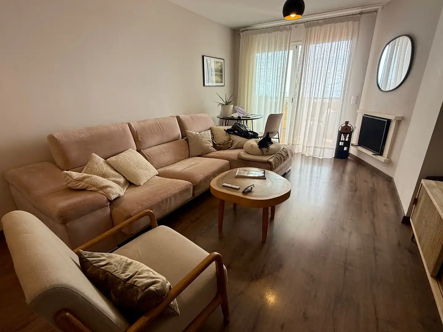 Sala d'estar de Apartament en venda en Mijas amb Aire condicionat, Calefacció i Terrassa