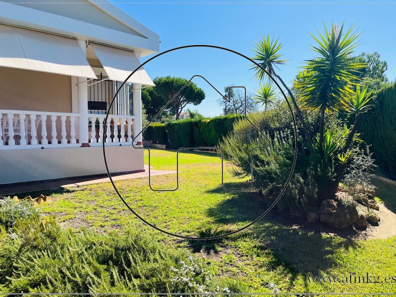 Jardín de Casa o chalet en venta en Aljaraque con Aire acondicionado, Calefacción y Jardín privado