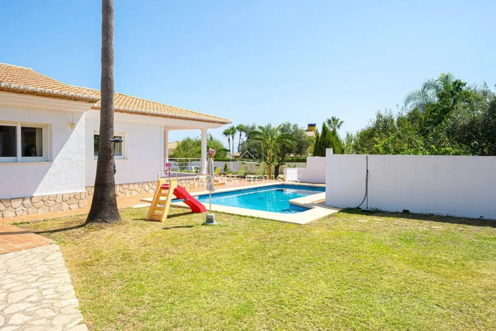 Garden of Houses for sale in Dénia  with Air Conditioner, Private garden and Terrace