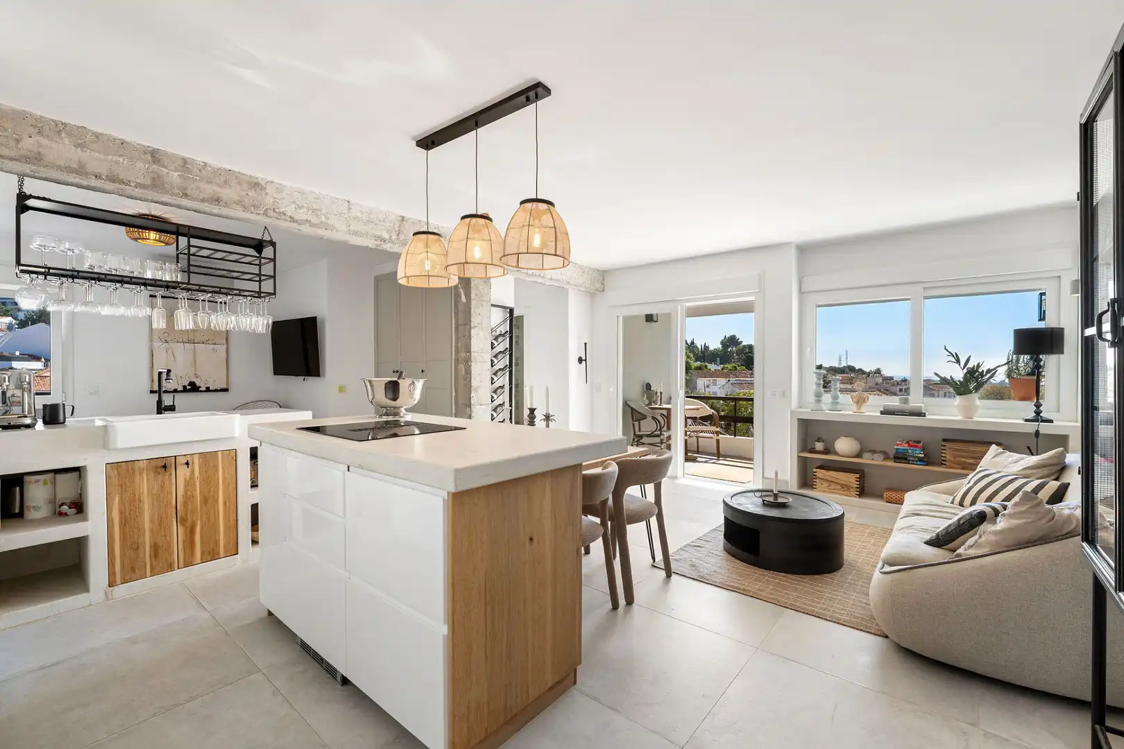 Cocina de Apartamento en venta en Marbella con Aire acondicionado, Calefacción y Terraza