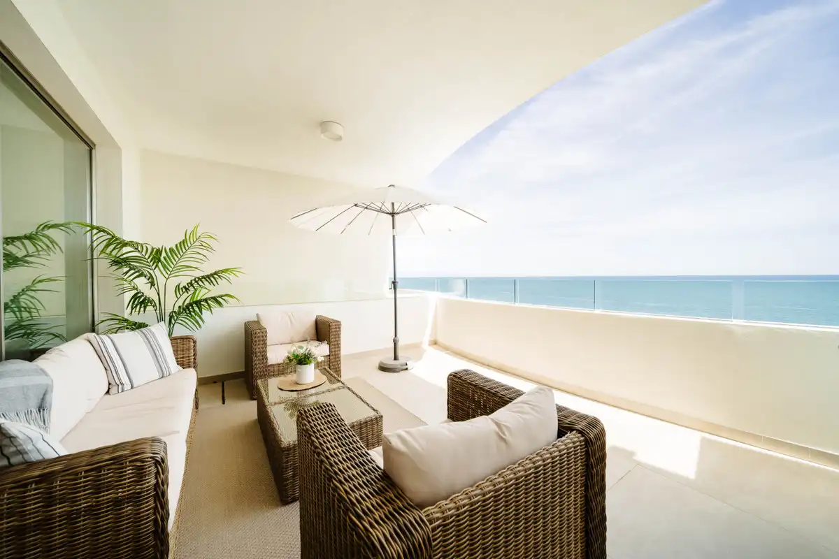 Terrace of Apartments for sale in Mijas  with Air Conditioner, Terrace and Furnished