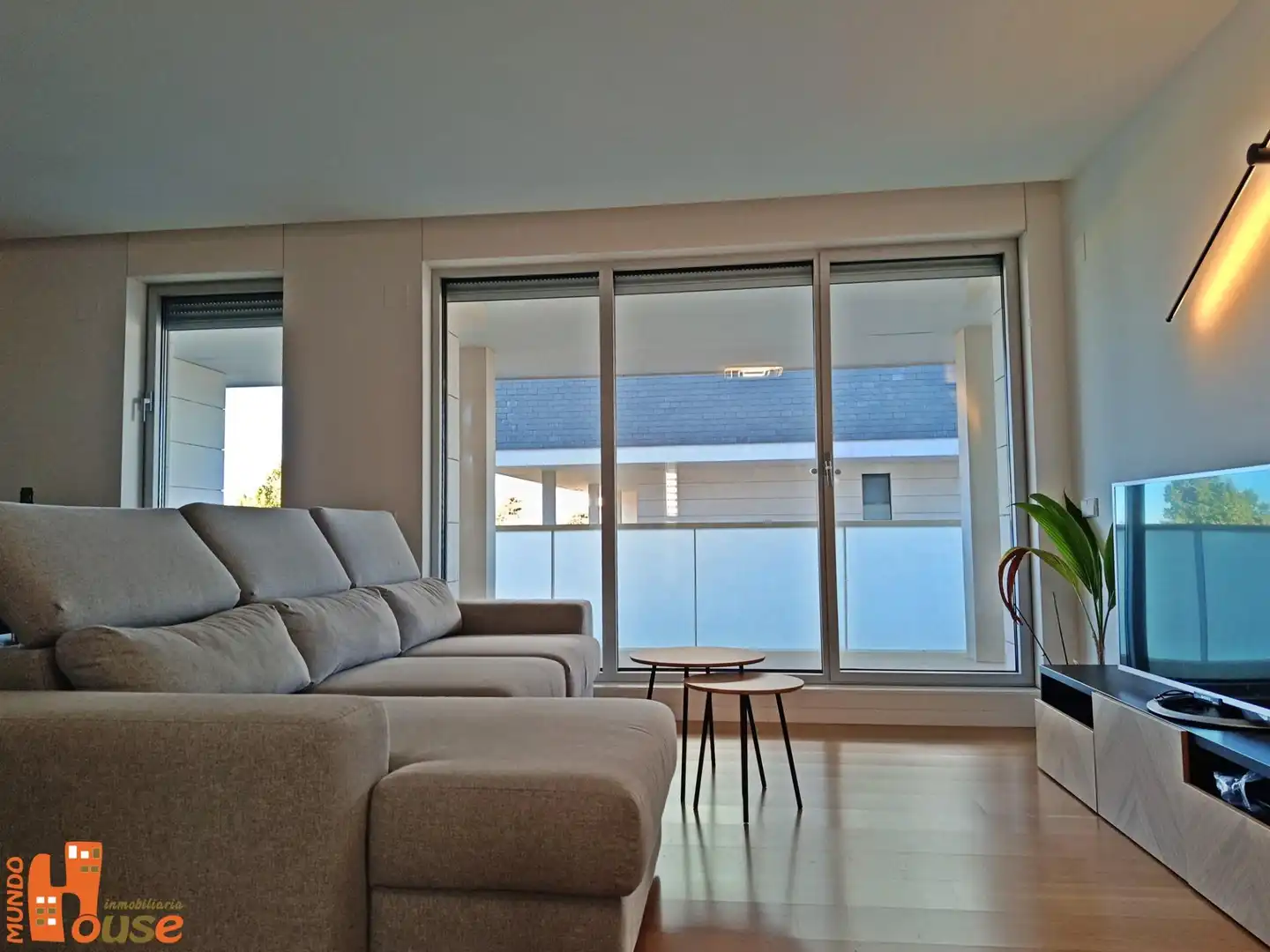 Wohnzimmer von Wohnung zur Miete in Palazuelos de Eresma mit Klimaanlage, Heizung und Terrasse
