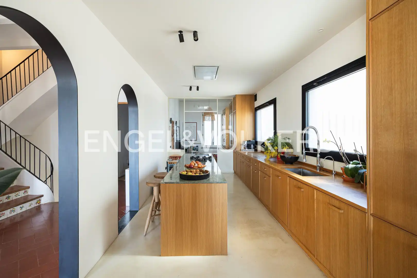 Kitchen of Houses for rent in Caldes d'Estrac  with Air Conditioner, Heating and Private garden
