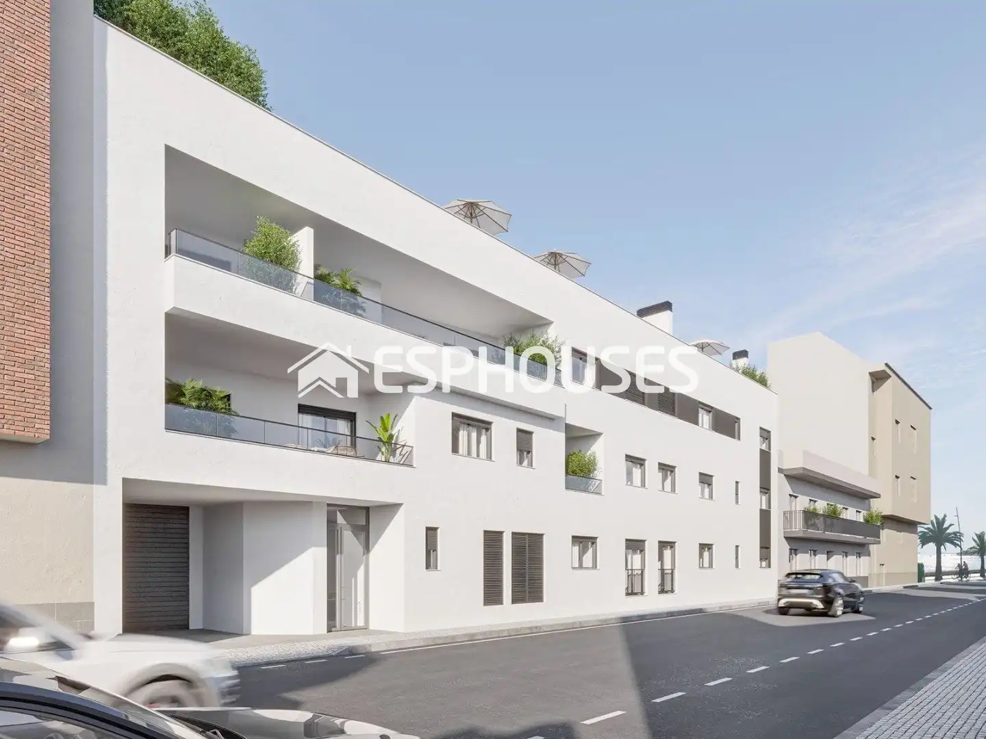 Vista exterior de Planta baja en venta en San Pedro del Pinatar con Aire acondicionado, Terraza y Balcón