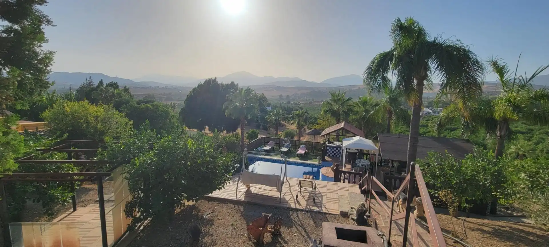 Jardí de Finca rústica en venda en Pizarra amb Aire condicionat, Calefacció i Piscina