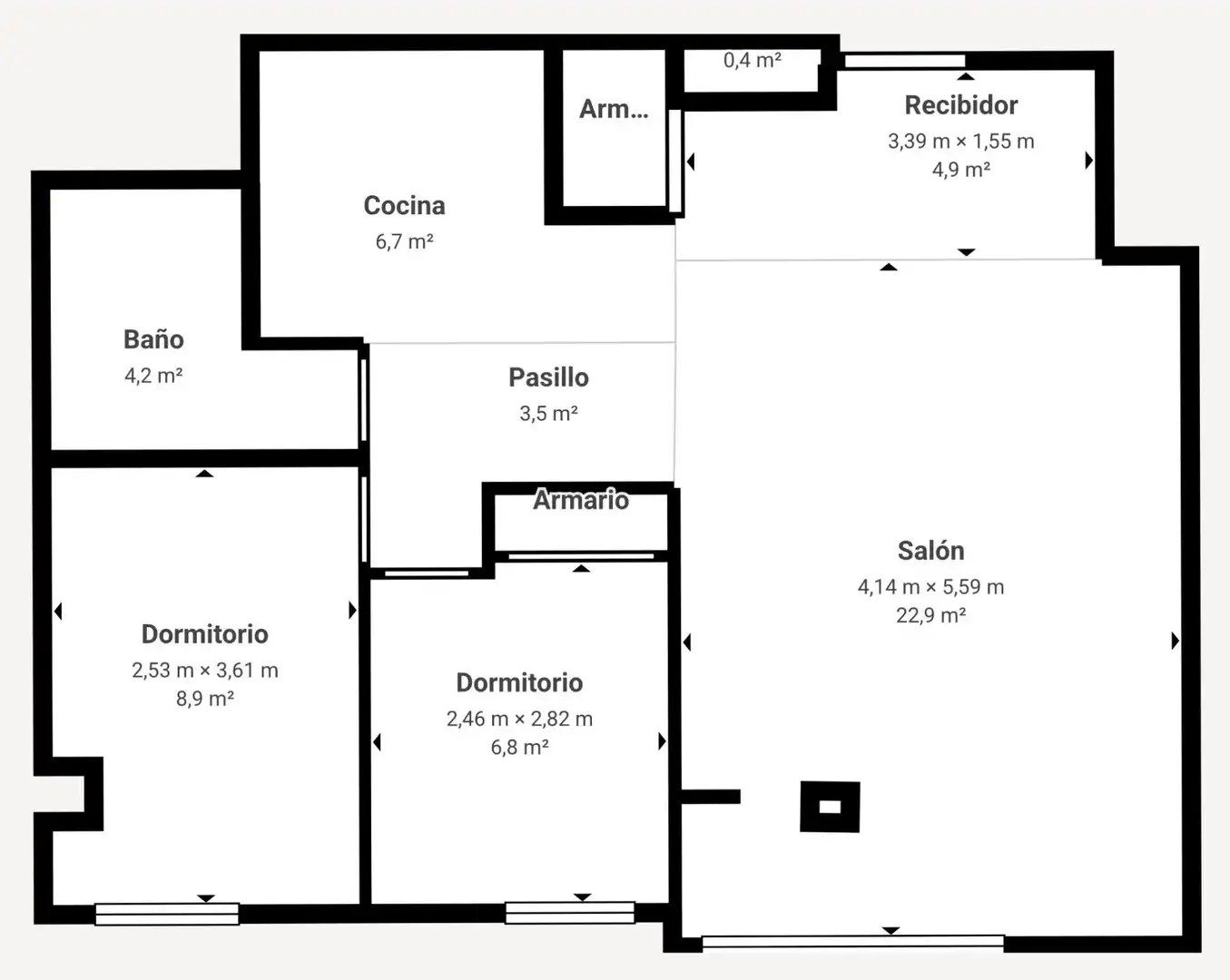 Piso en venta en Granada con Calefacción