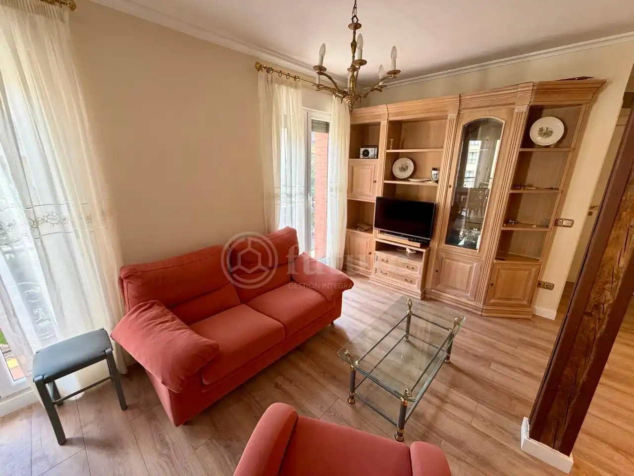 Sala de estar de Piso de alquiler en Salamanca con Amueblado y Balcón
