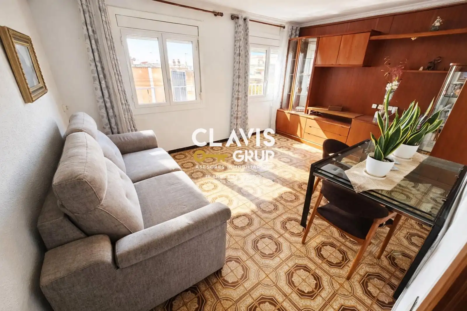 Living room of Flat for sale in  Barcelona Capital  with Furnished, Oven and Washing machine