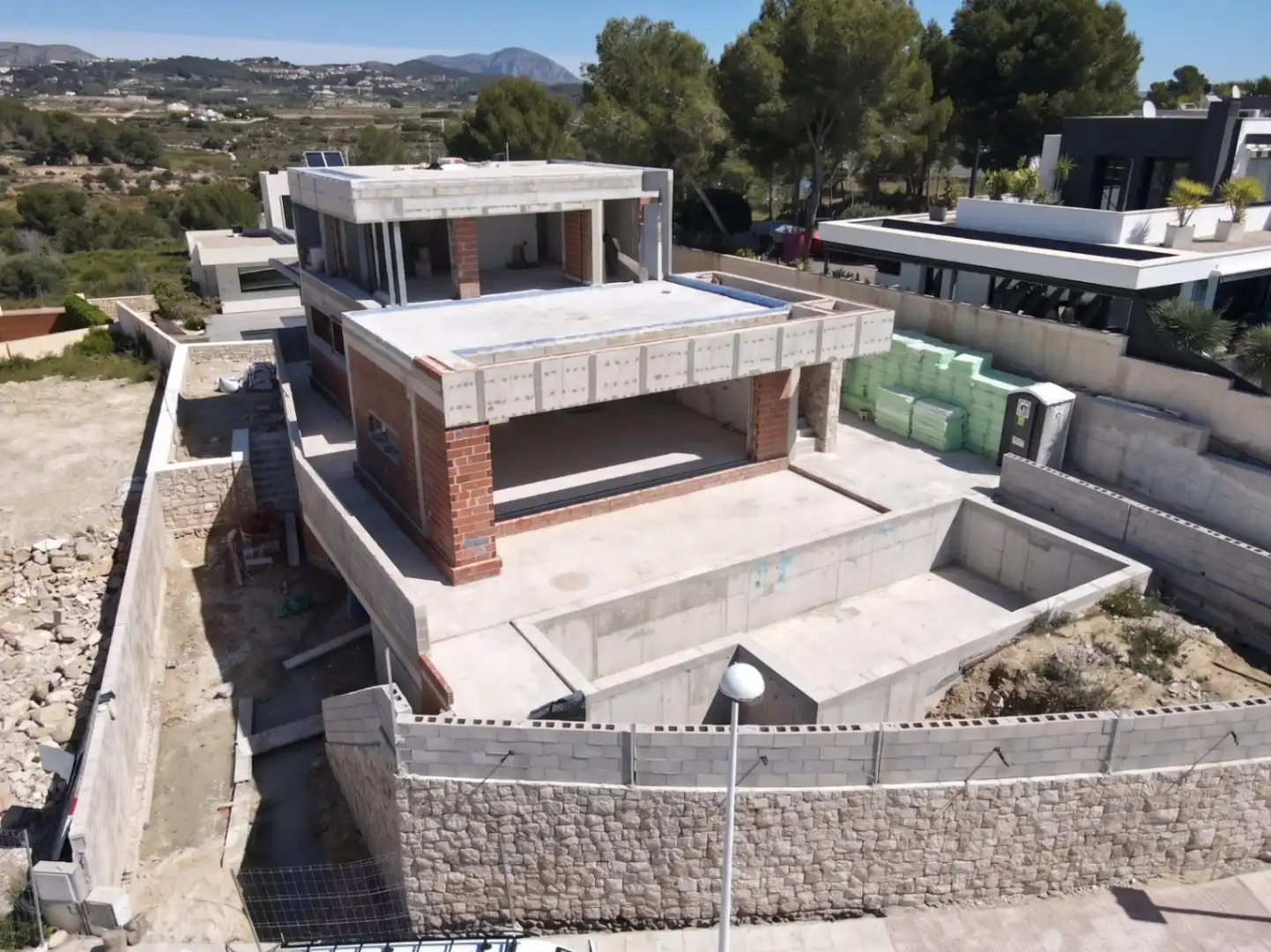 Vista exterior de Casa o chalet en venta en Moraira con Aire acondicionado, Calefacción y Jardín privado