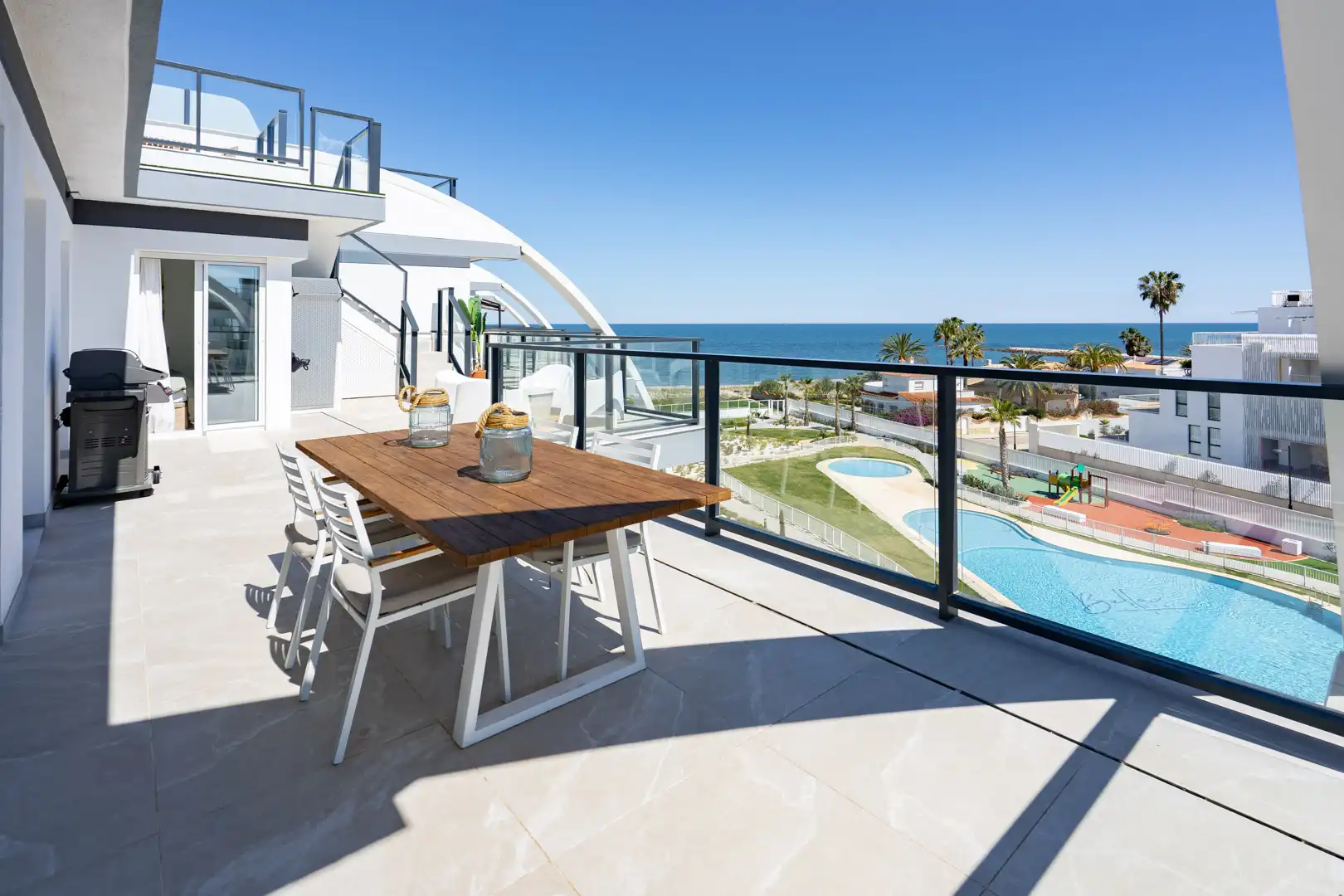 Terraza de Apartamento en venta en Dénia