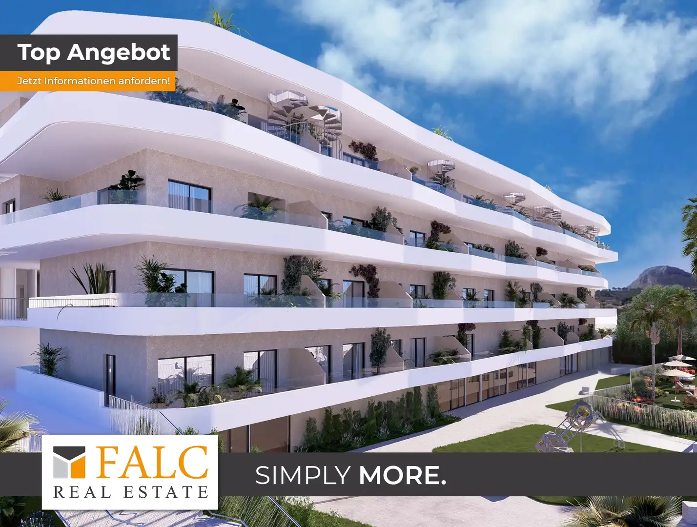 Apartment with pool for sale in La Nucia Pueblo