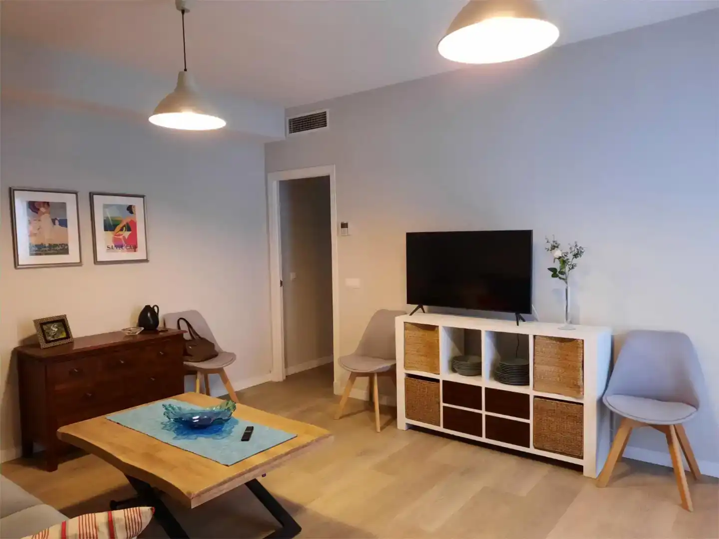 Sala d'estar de Pis en venda en Sanlúcar de Barrameda amb Aire condicionat
