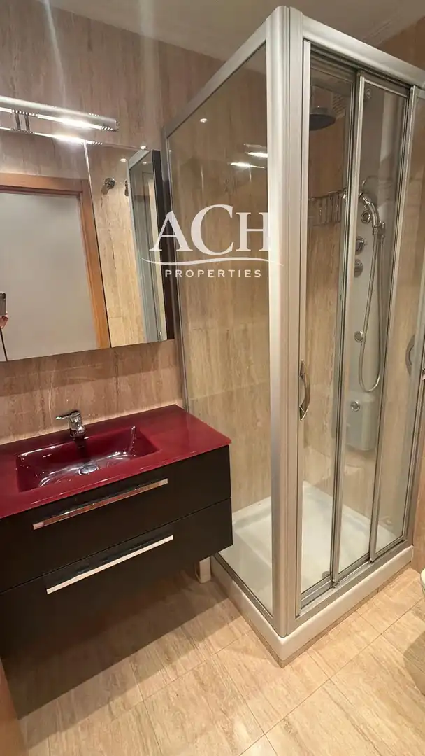 Badezimmer von Wohnung zur Miete in Bilbao  mit Heizung, Parkett und Möbliert