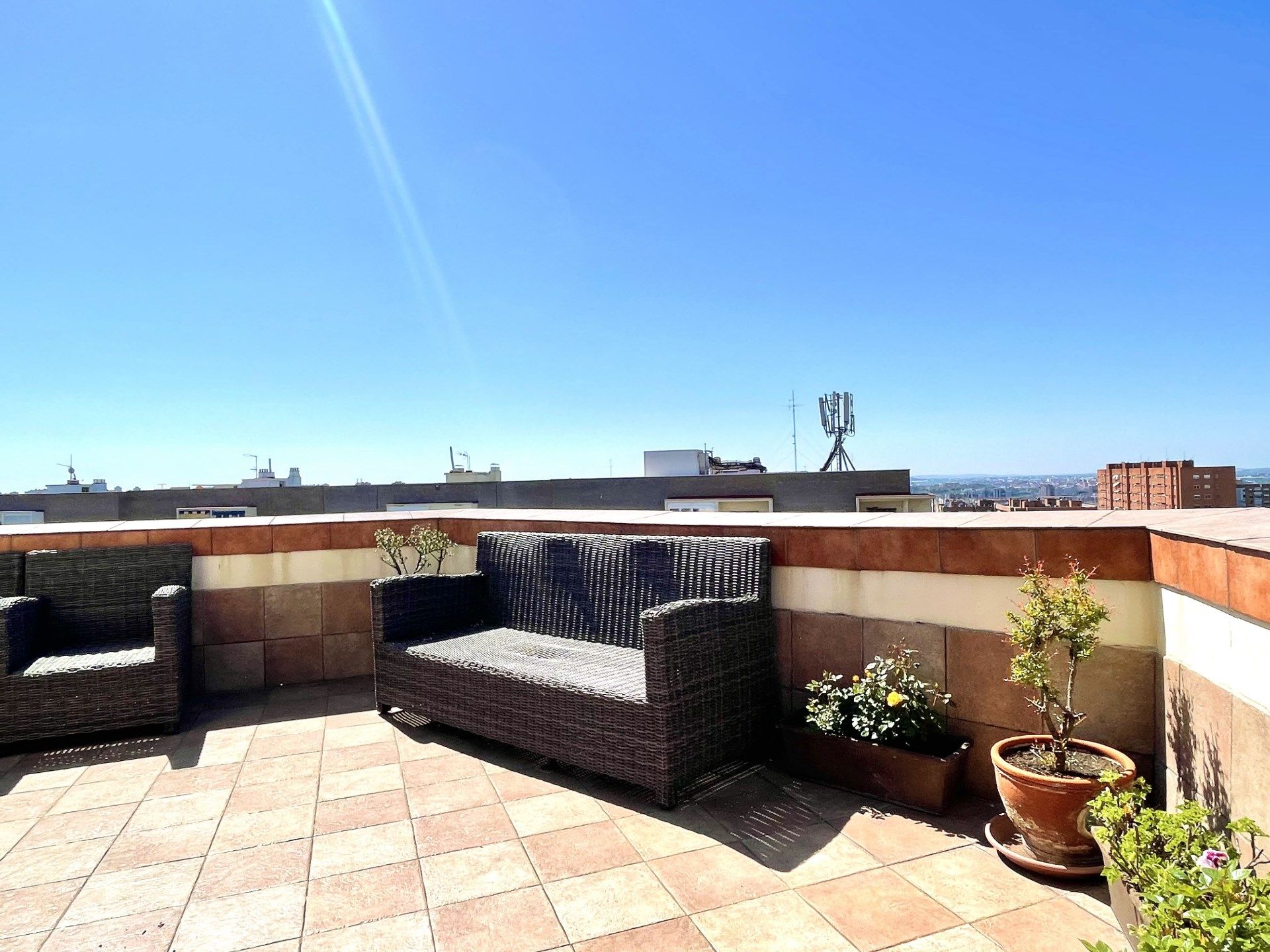 Terrace of Attic to rent in  Madrid Capital  with Air Conditioner, Heating and Terrace