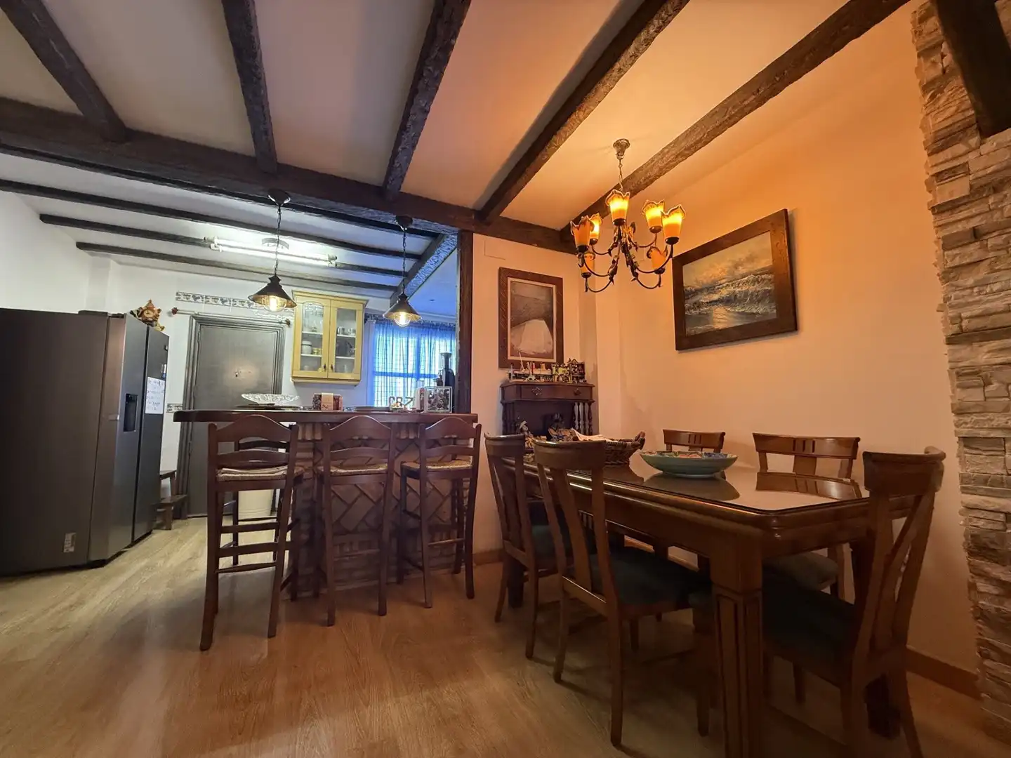 Comedor de Casa adosada en venta en Aljaraque con Aire acondicionado, Terraza y Piscina comunitaria