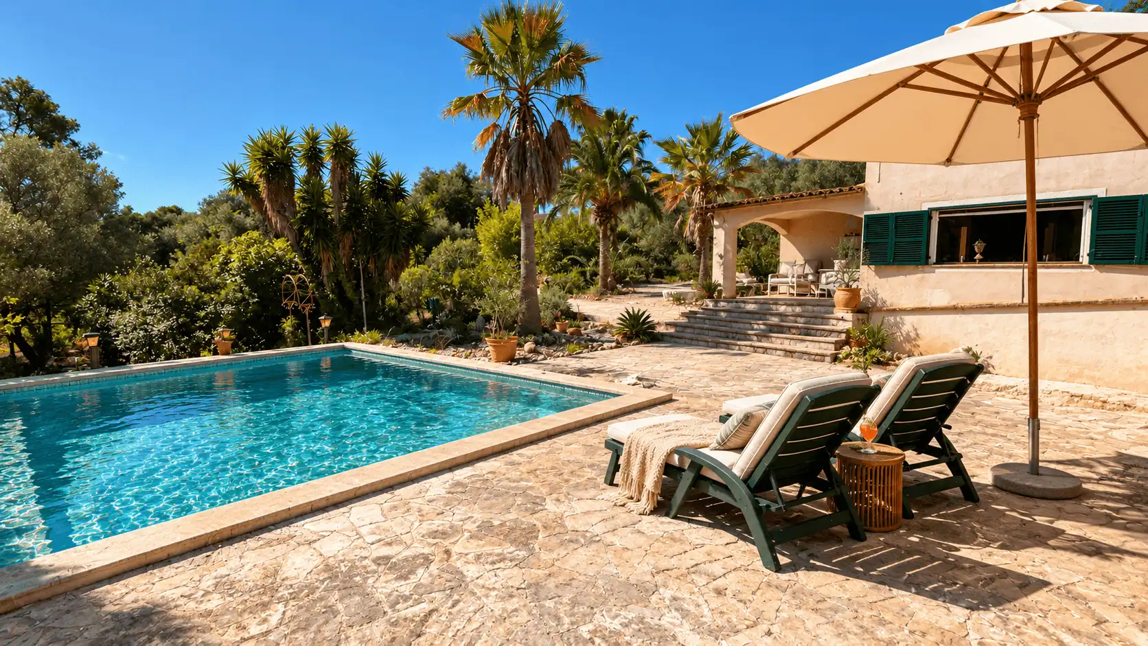 Casa rústica amb piscina en venda a Sencelles