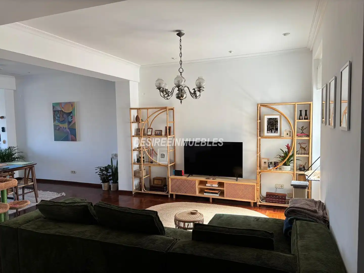 Sala de estar de Piso de alquiler en Valencia con Aire acondicionado, Calefacción y Parquet