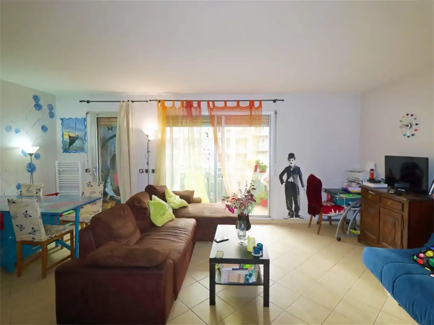 Living room of Flat for sale in Cuenca  with Private garden and Furnished