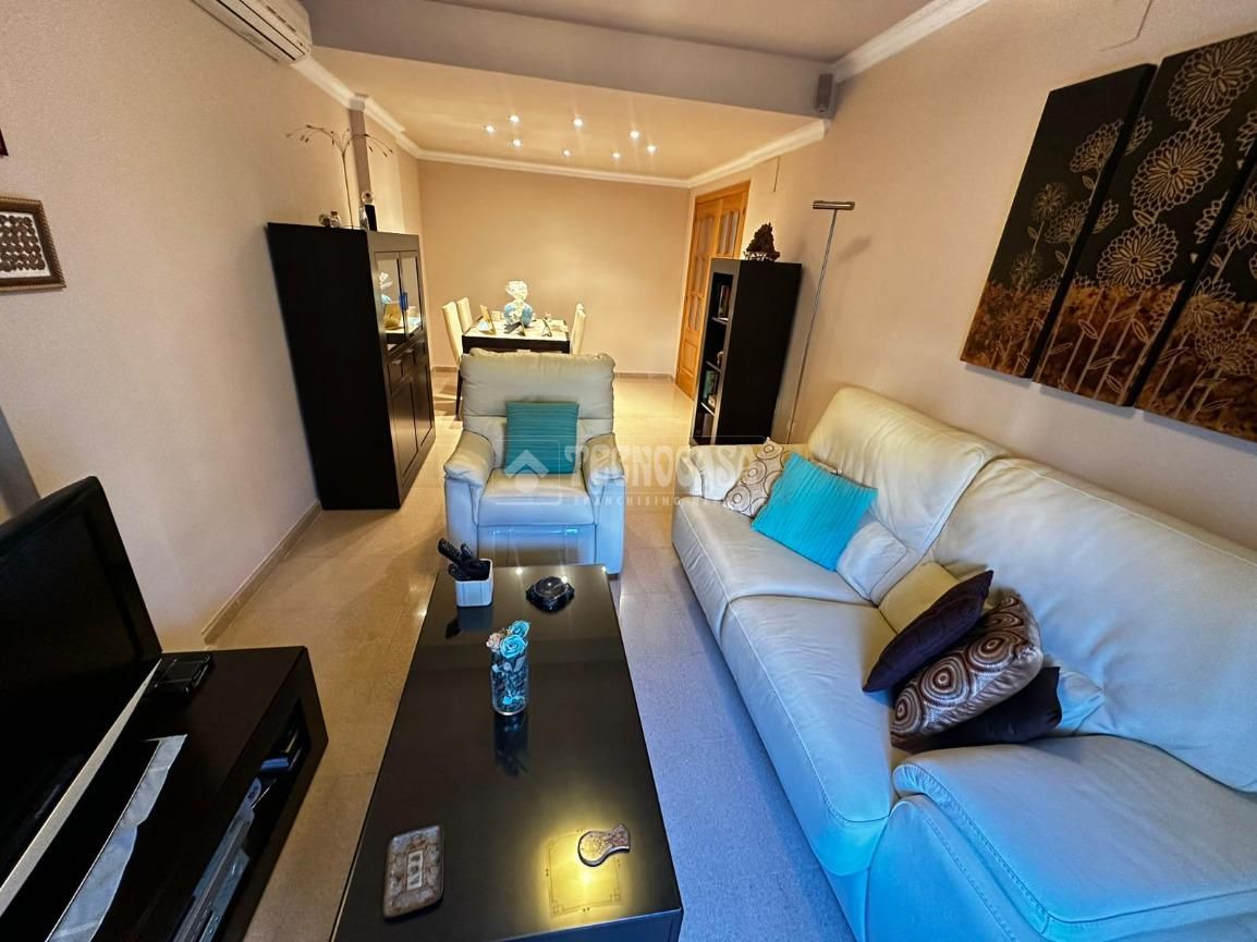 Living room of Single-family semi-detached for sale in Málaga Capital