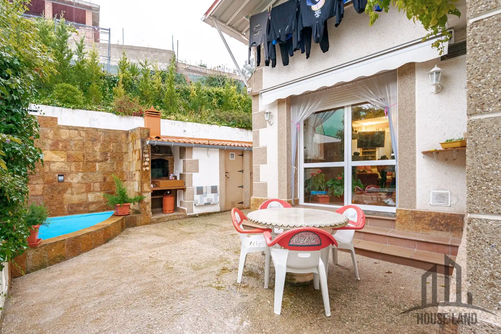 Garden of Houses for sale in Fuentenovilla  with Air Conditioner, Heating and Private garden