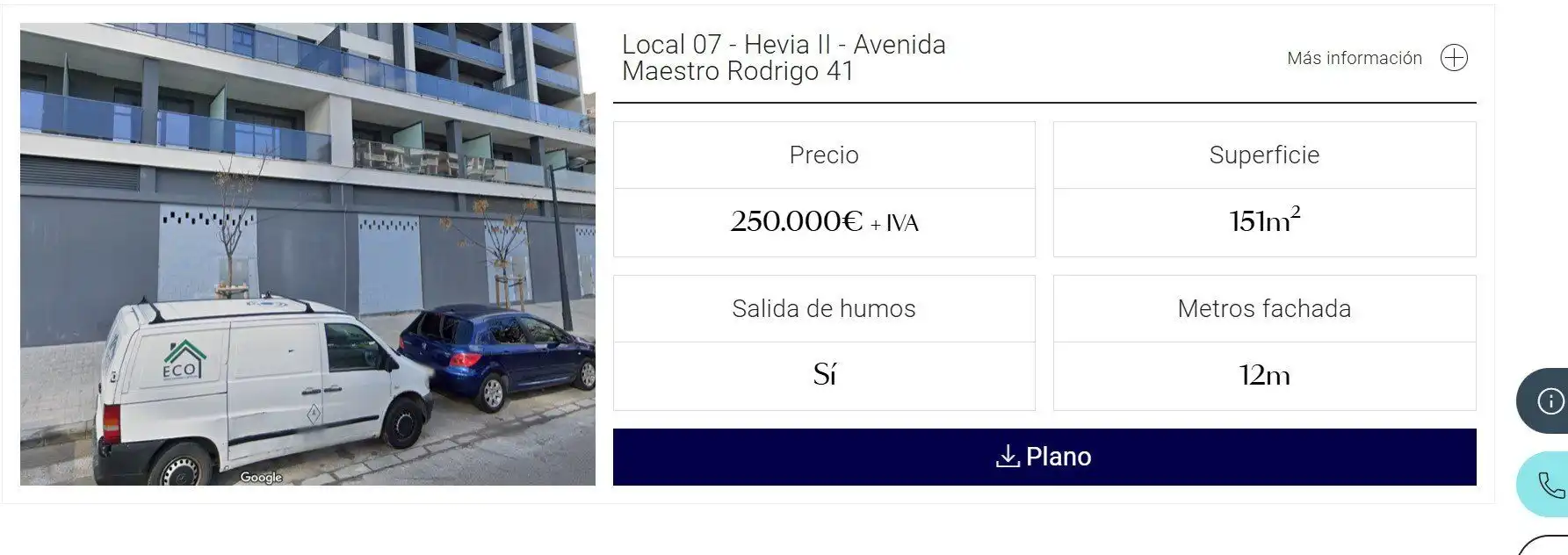 Parking de Local en venta en Valencia