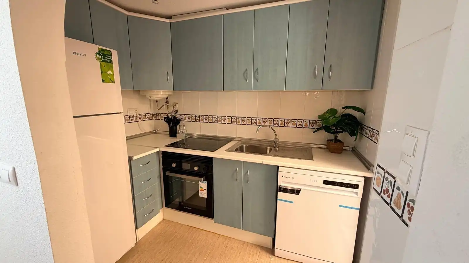 Kitchen of Houses for rent in Santa Pola  with Heating, Furnished and Community pool