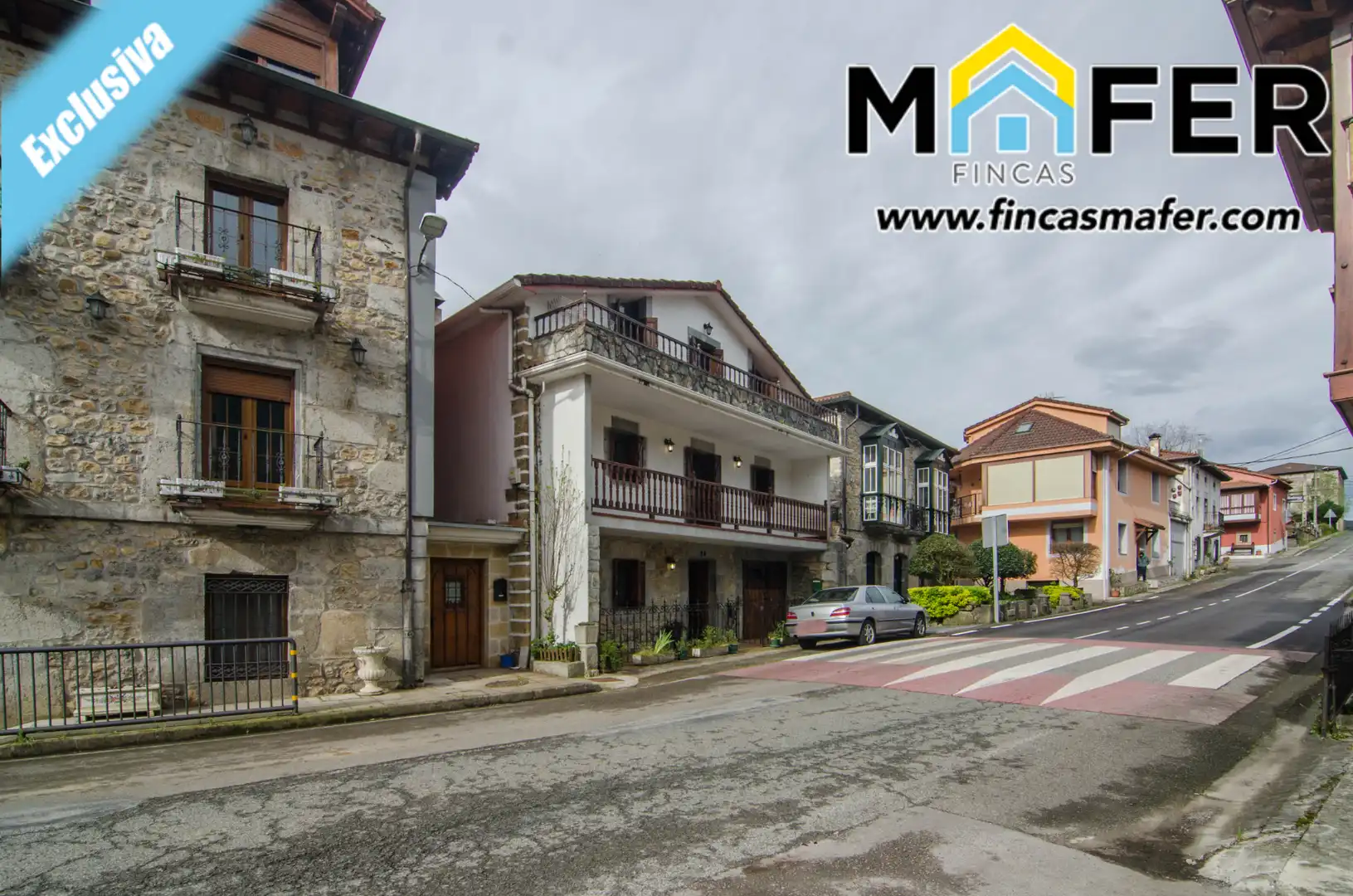 Vista exterior de Casa adosada en venta en Ruesga con Calefacción, Parquet y Balcón