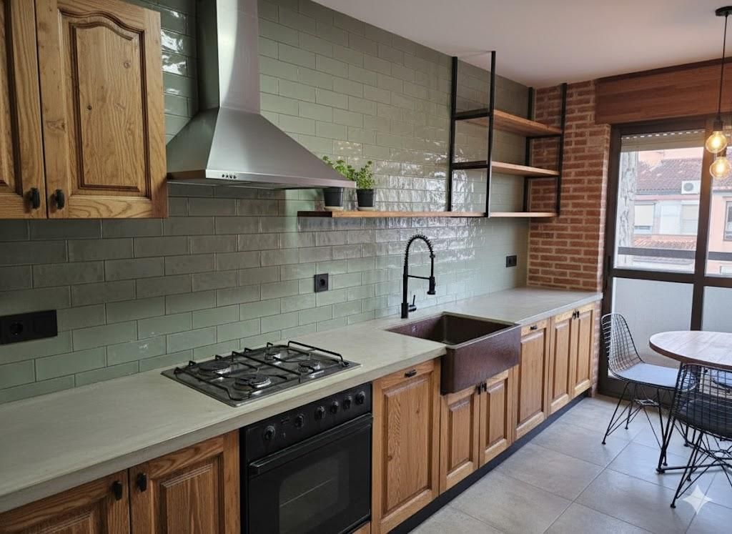Kitchen of Flat for sale in Ourense Capital   with Heating