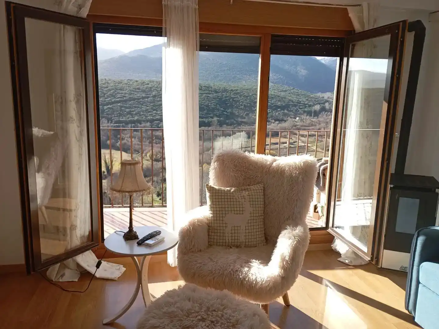 Sala d'estar de Apartament en venda en Añón de Moncayo amb Aire condicionat, Parquet i Traster