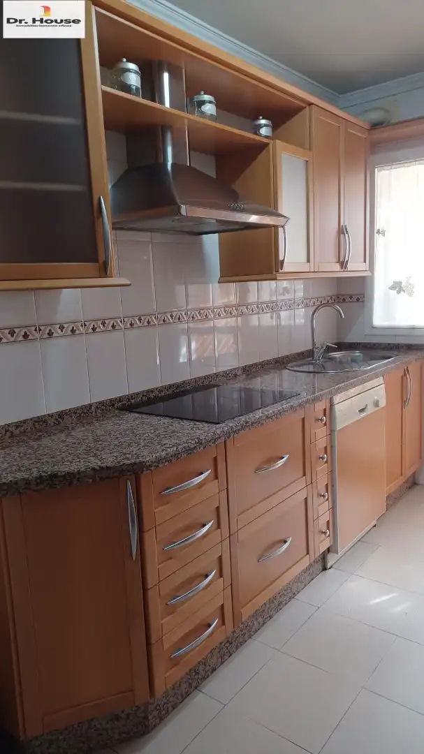 Cocina de Piso de alquiler en Málaga con Aire acondicionado, Calefacción y Parquet