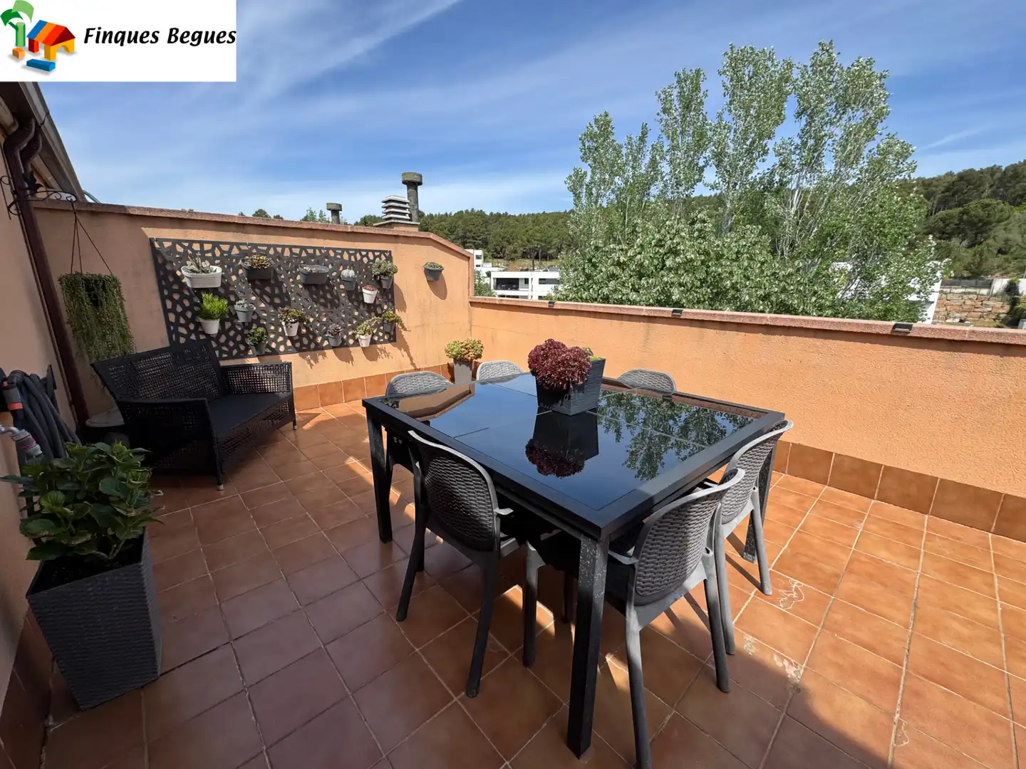 Terraza de Dúplex en venta en Begues con Calefacción, Parquet y Terraza