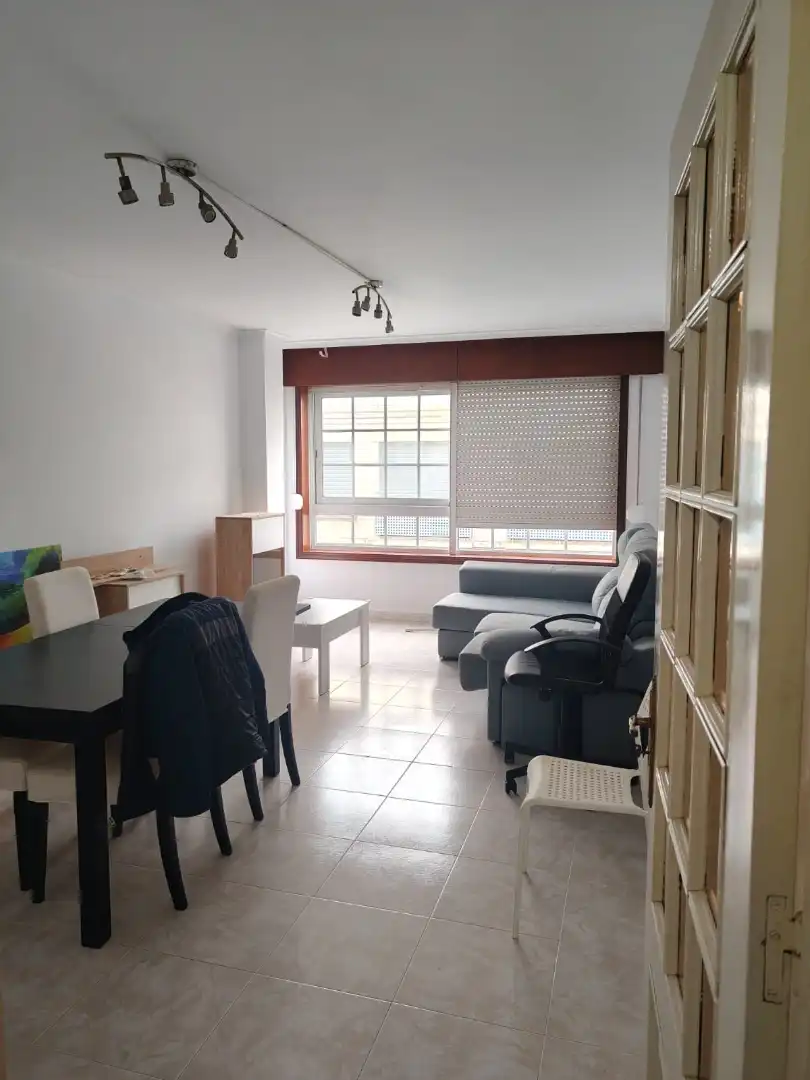 Sala de estar de Piso en venta en As Neves   con Calefacción, Lavadora y Balcón