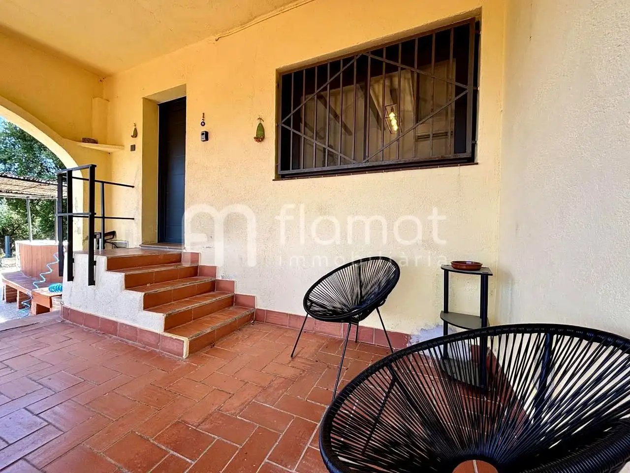 Terraza de Casa o chalet en venta en Tordera con Aire acondicionado, Jardín privado y Piscina