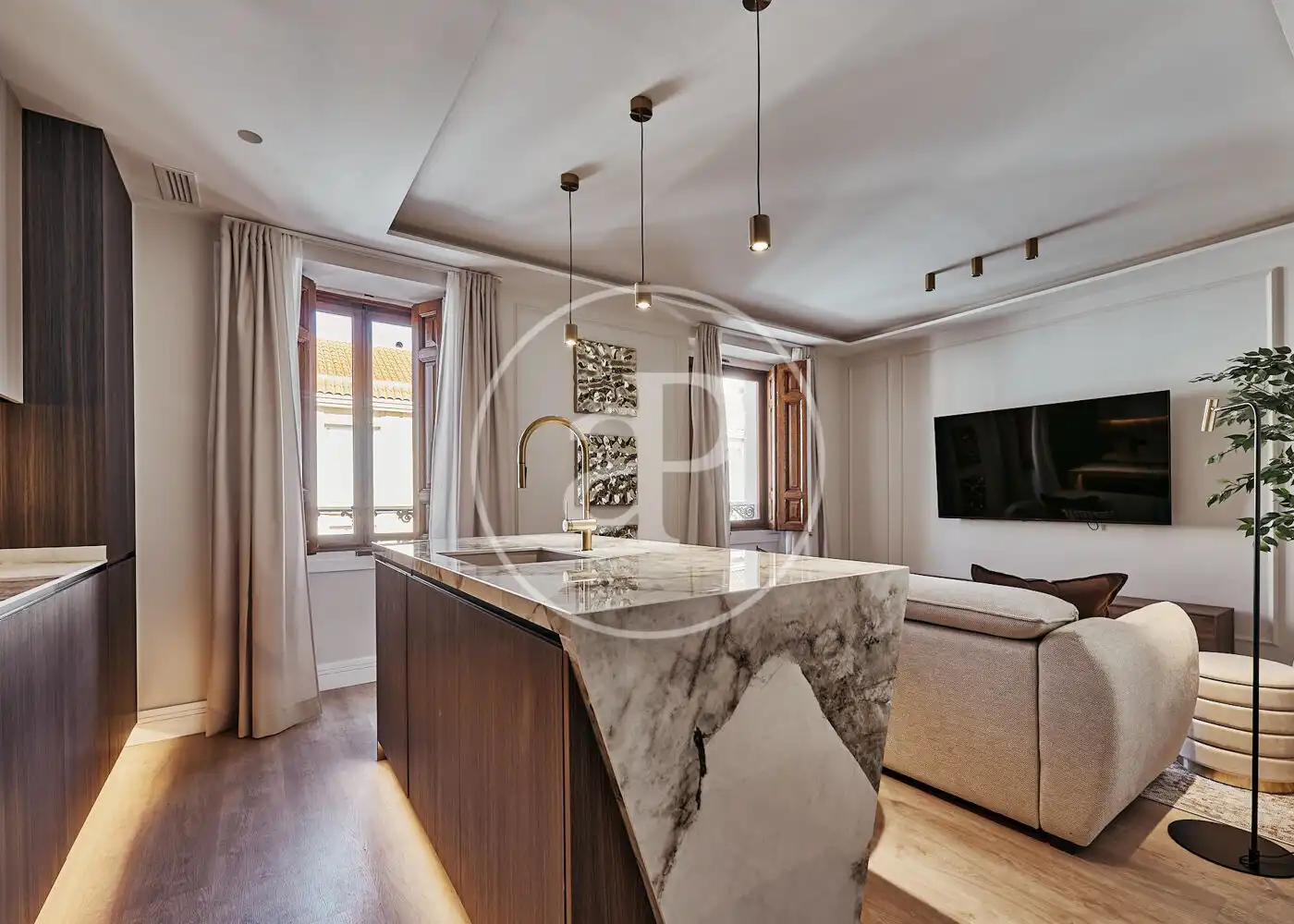 Kitchen of Flat for sale in Madrid  with Air Conditioner, Heating and Furnished