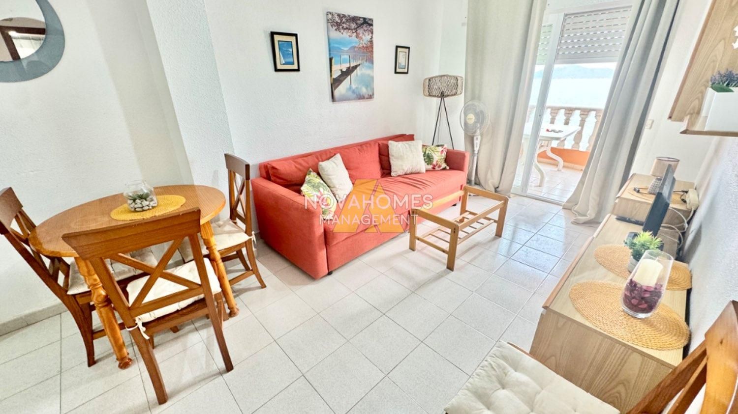 Living room of Apartment for sale in La Manga del Mar Menor  with Terrace, Swimming Pool and Furnished